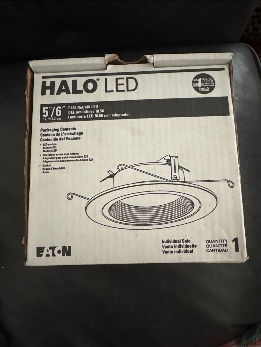Halo LED Recessed Retrofit Kit - White, Orange, Green, Black